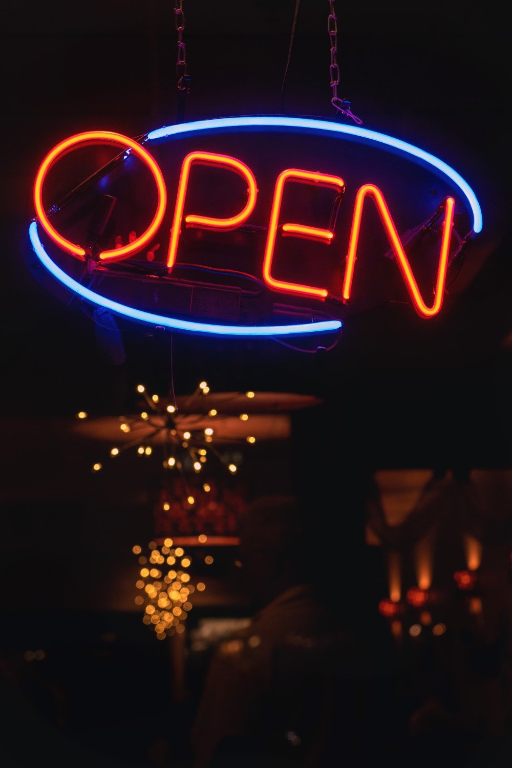 Classic neon OPEN sign — Khaleej Neon